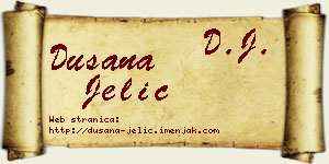 Dušana Jelić vizit kartica